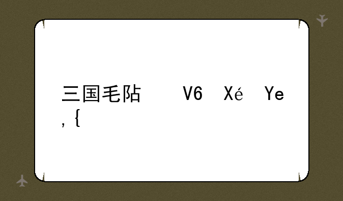 三国毛阿敏原唱？