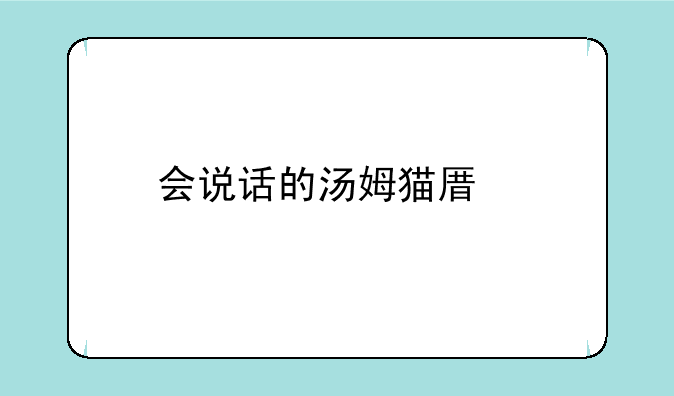 会说话的汤姆猫原版